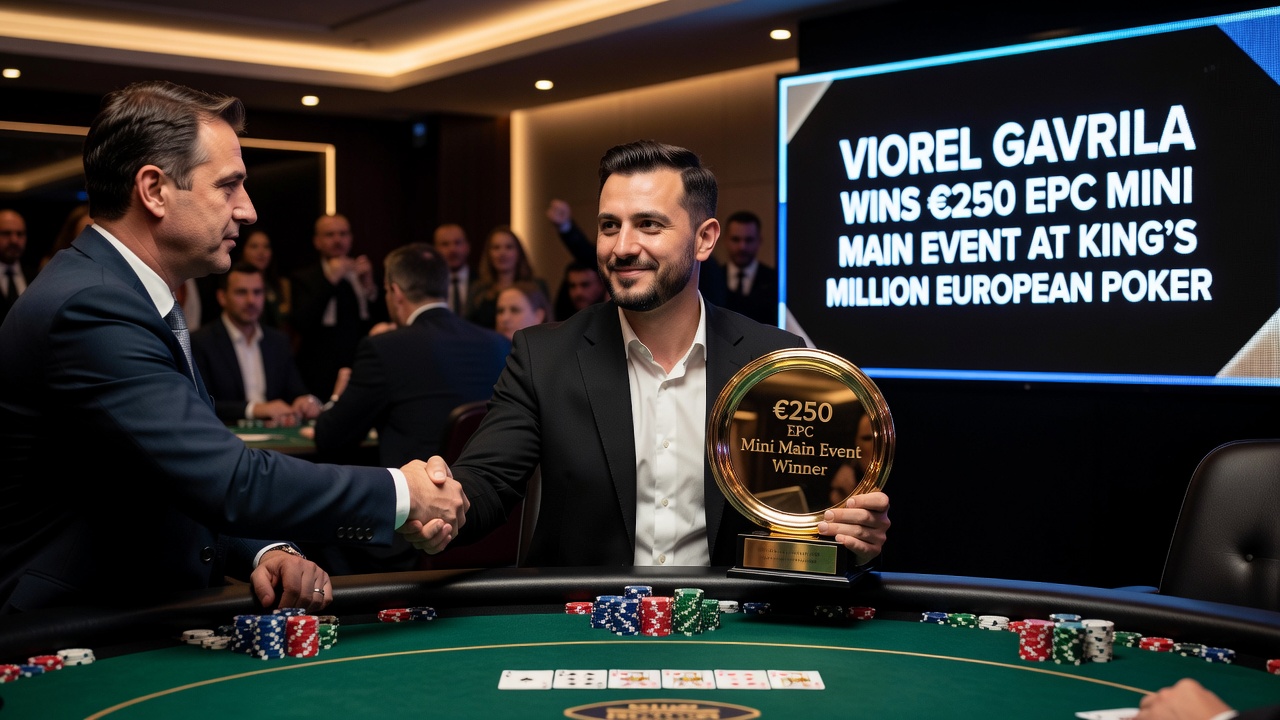 Overview of the poker tables and players at King's Resort during the European Poker Championship events